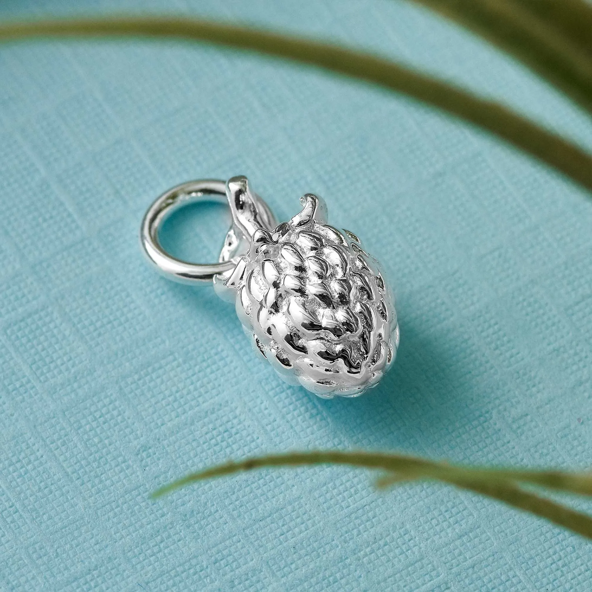 Raspberry Silver Charm