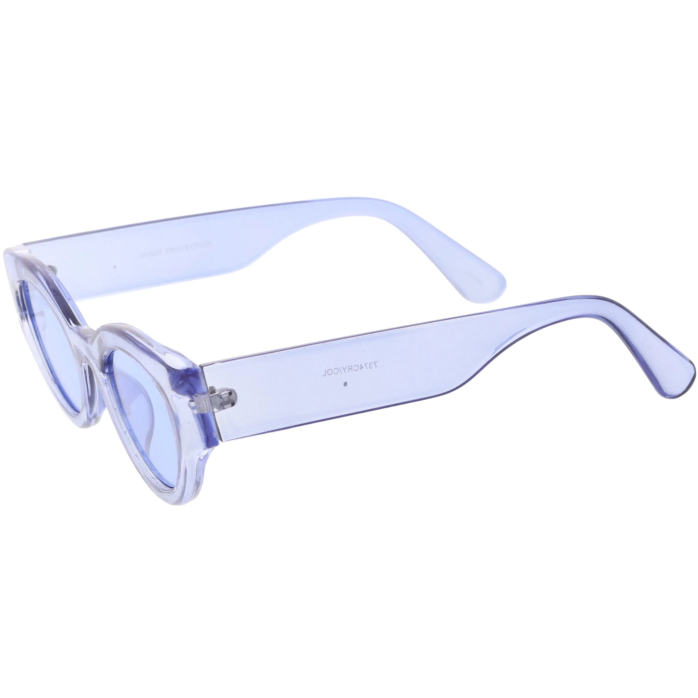 Retro Bold Translucent Color Tone Cat Eye Sunglasses C695