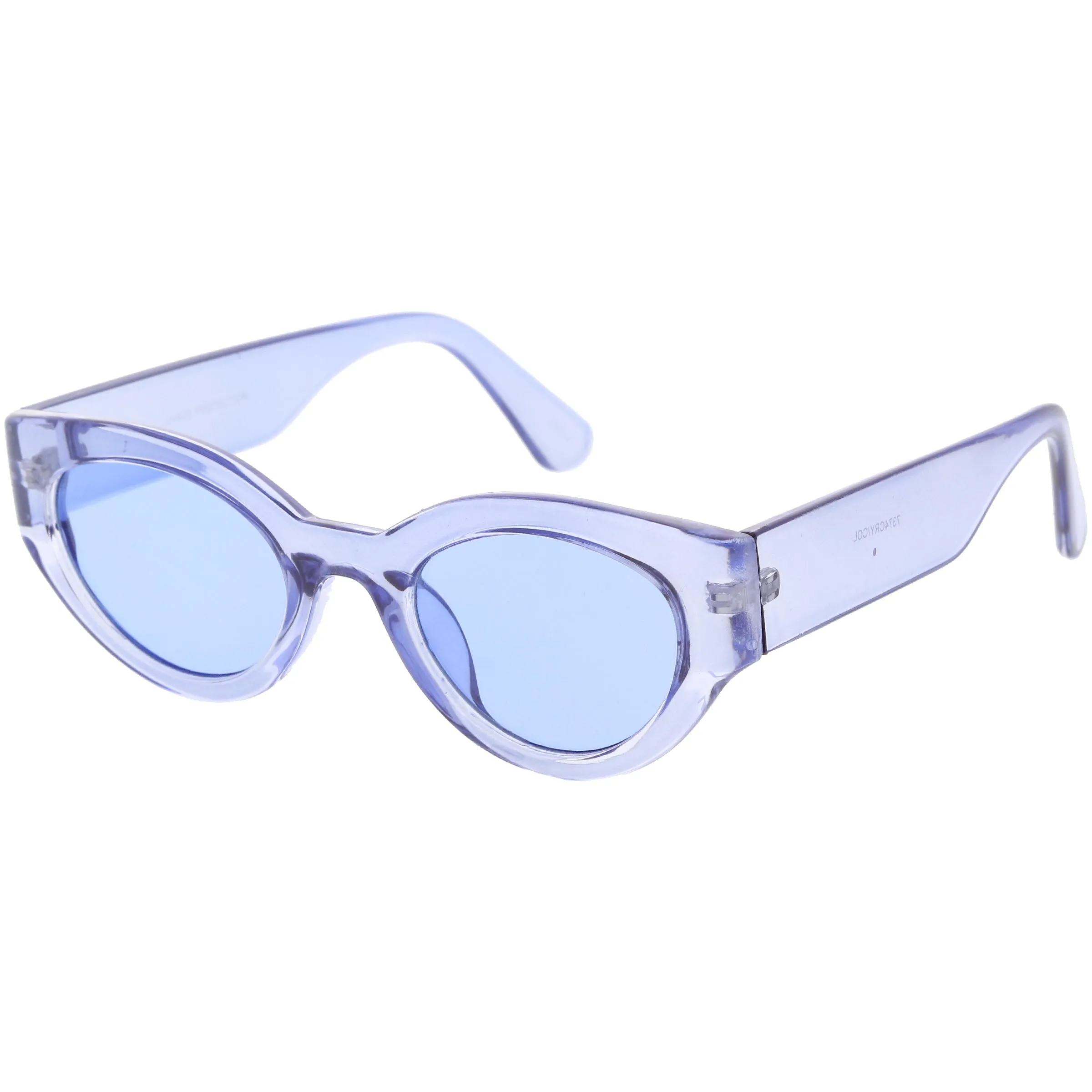 Retro Bold Translucent Color Tone Cat Eye Sunglasses C695