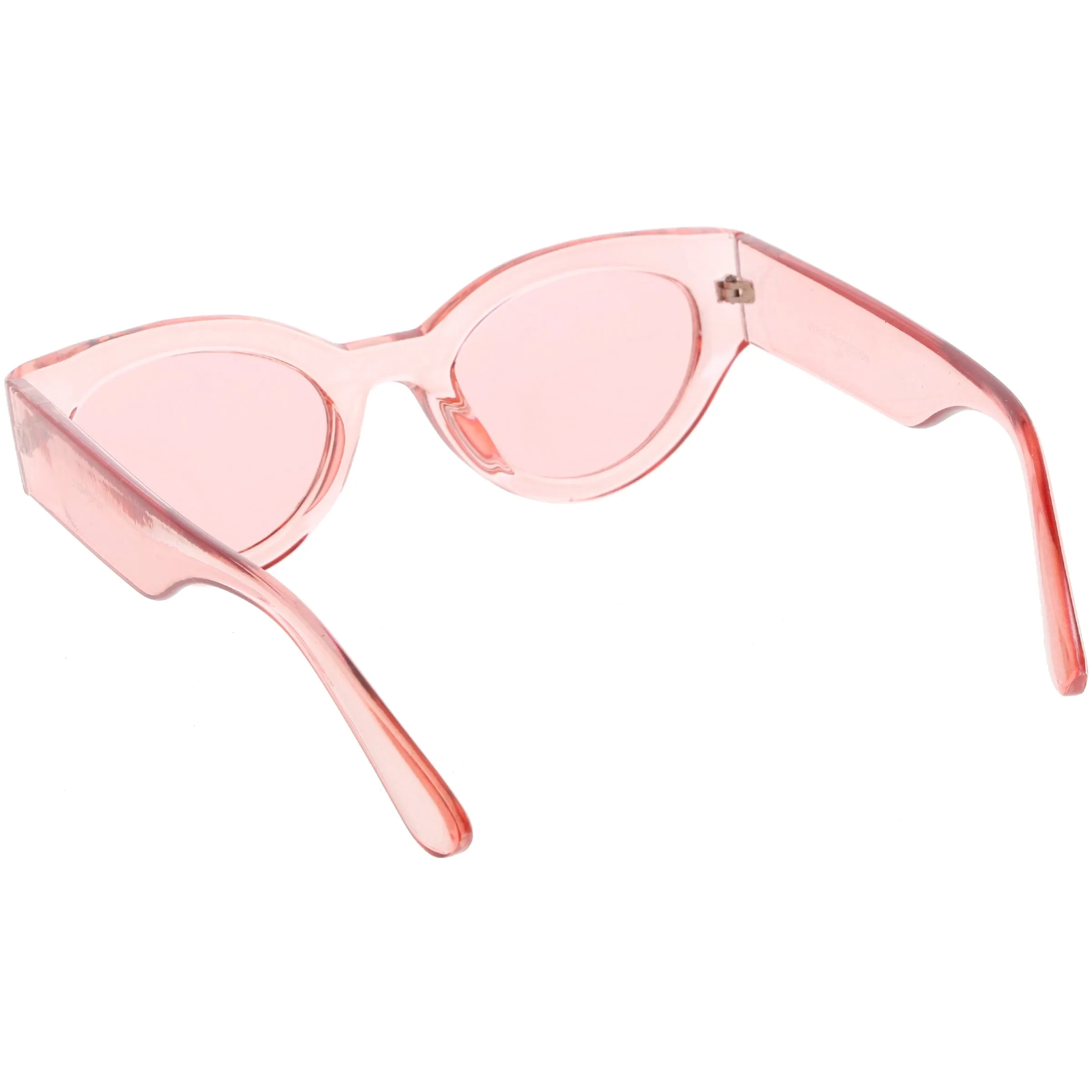 Retro Bold Translucent Color Tone Cat Eye Sunglasses C695