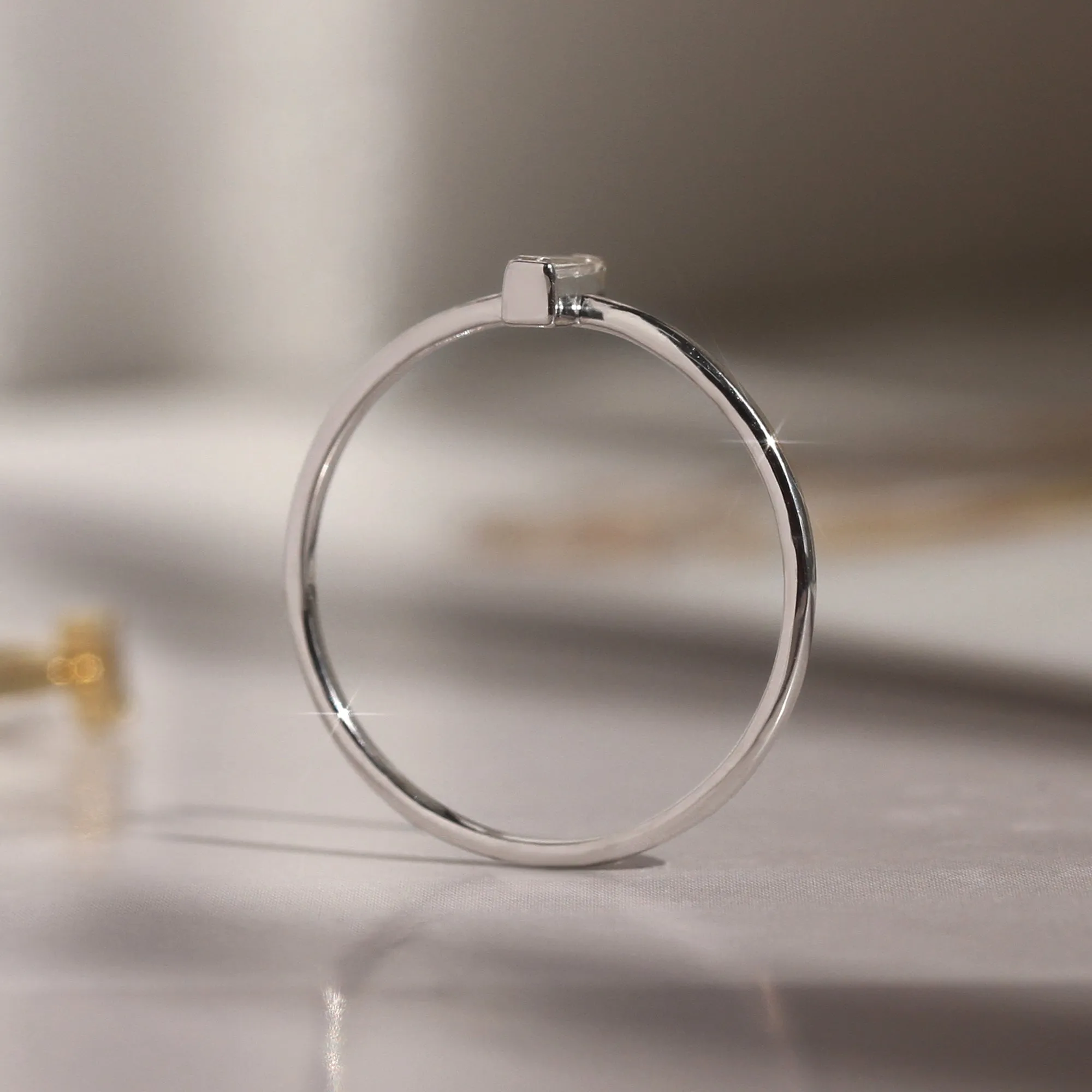 Simple Elegance Baguette Diamond Ring
