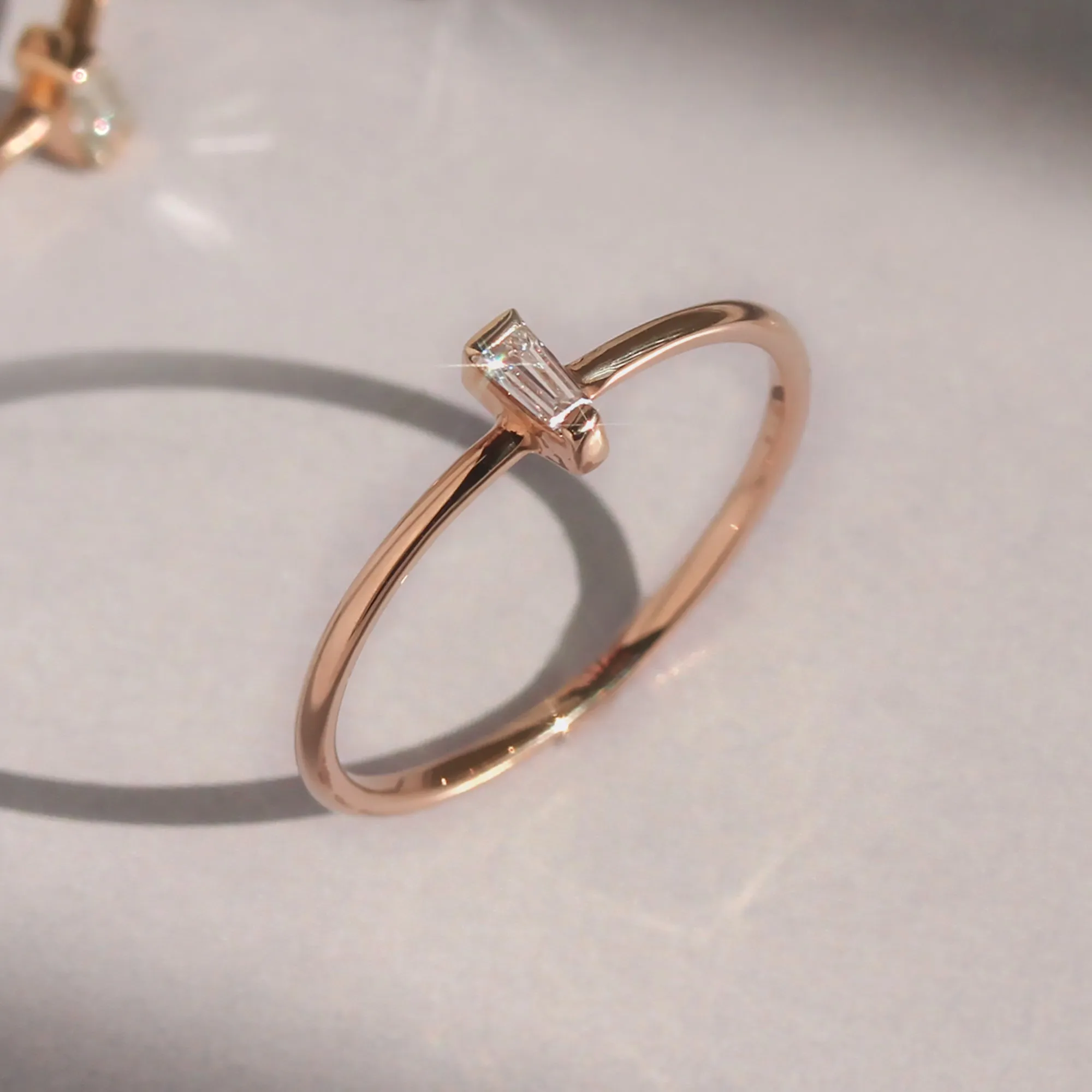 Simple Elegance Baguette Diamond Ring