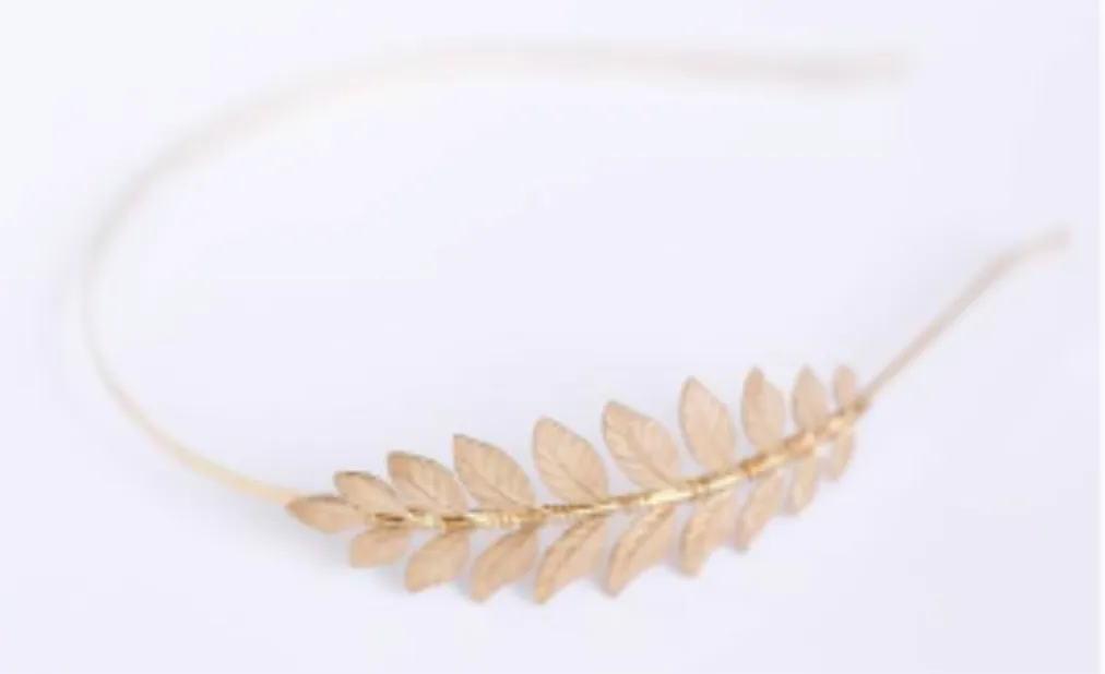 Simple Goddess Laurel Leaf Headband