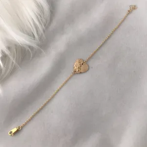 Simple Heart Bracelet