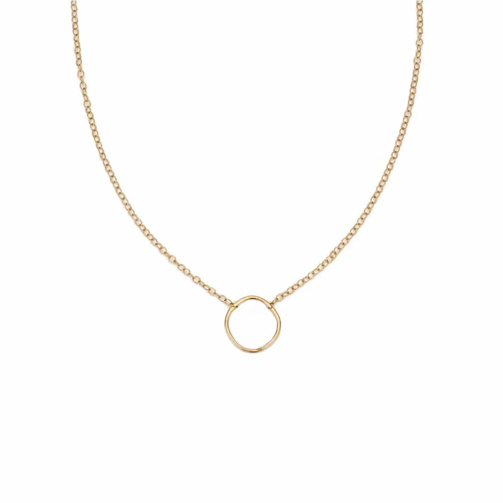 Simple Rounded Square Necklace