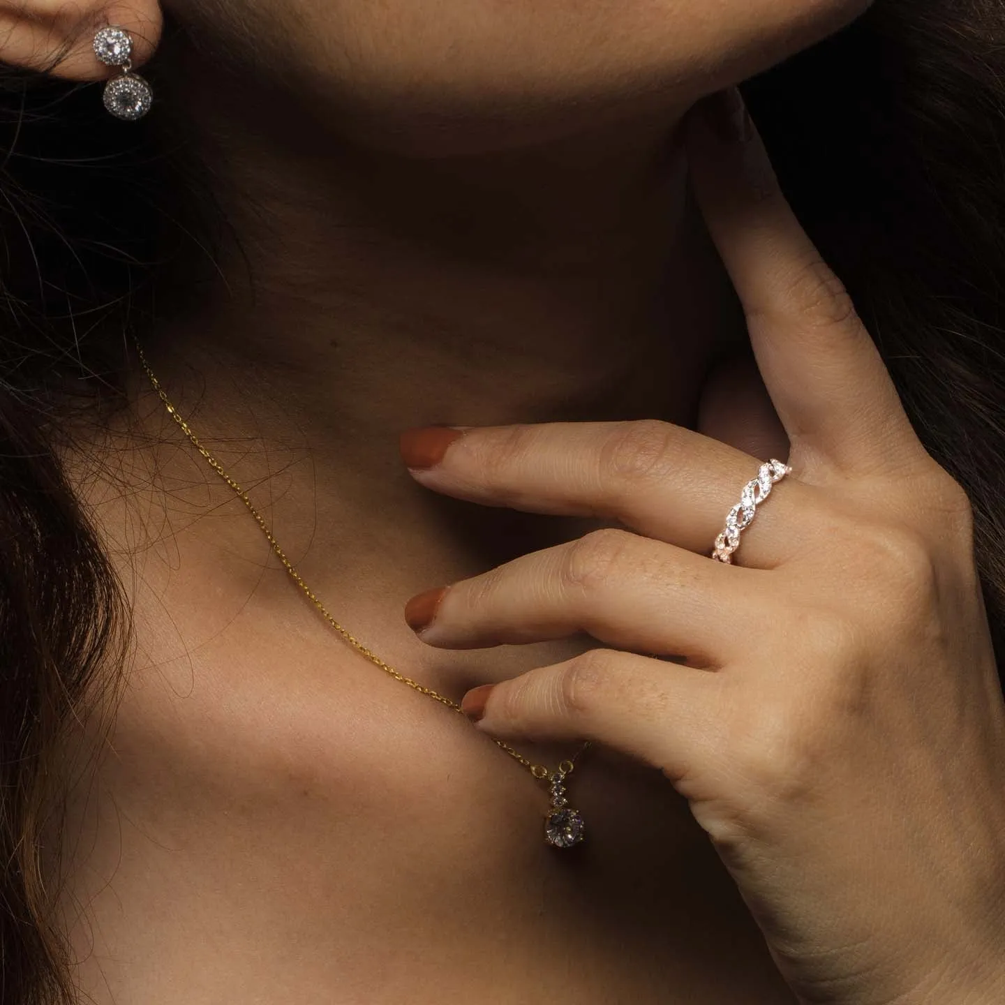 Sparkle Stylish Round Diamond Ring