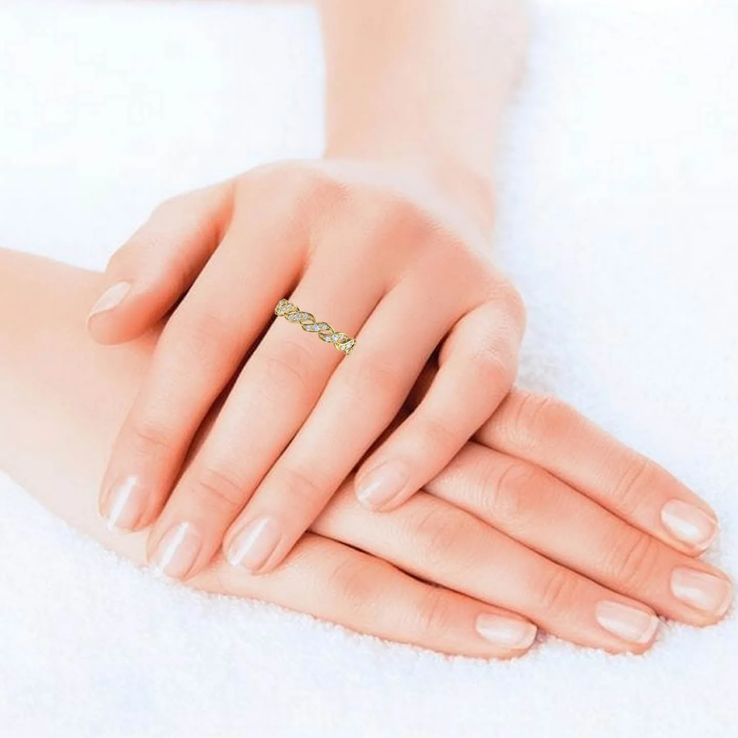 Sparkle Stylish Round Diamond Ring