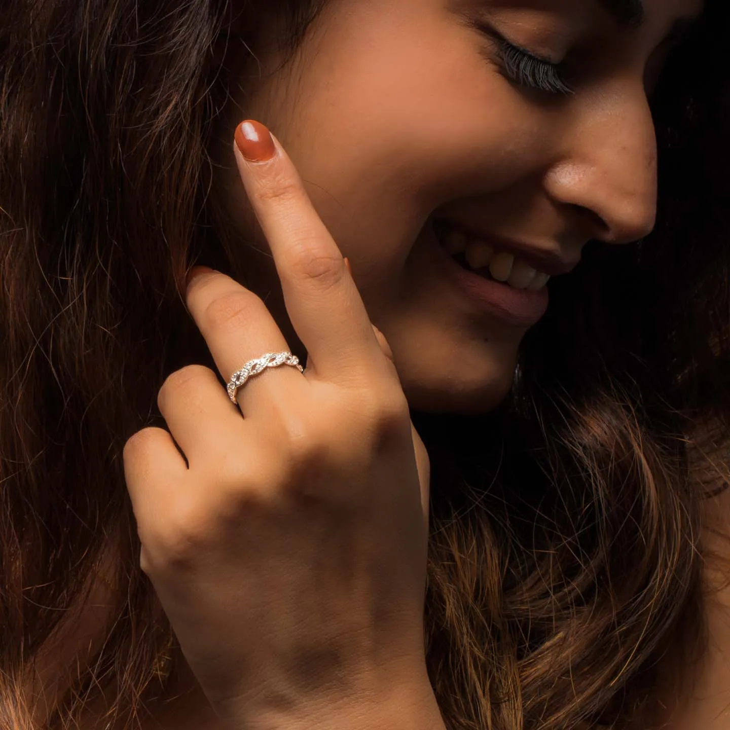 Sparkle Stylish Round Diamond Ring