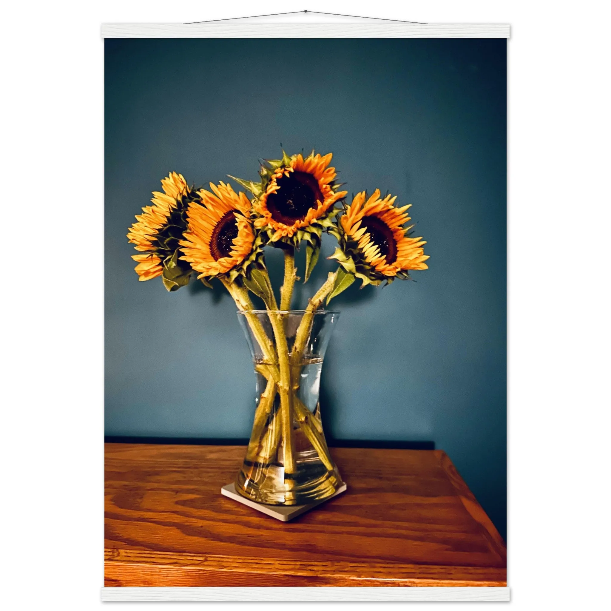 Sunflowers Premium Matte Paper Poster with Hanger Wall Art