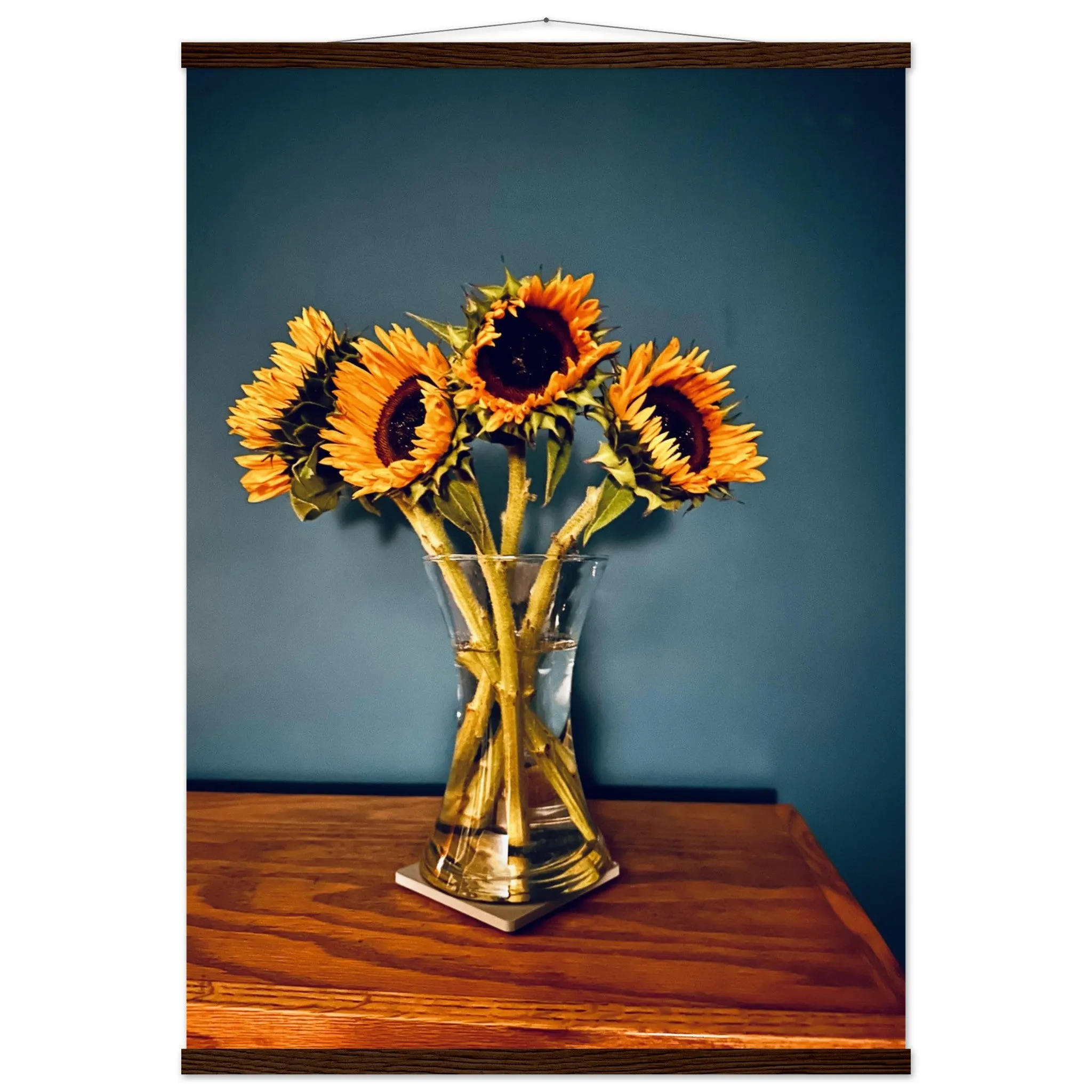 Sunflowers Premium Matte Paper Poster with Hanger Wall Art