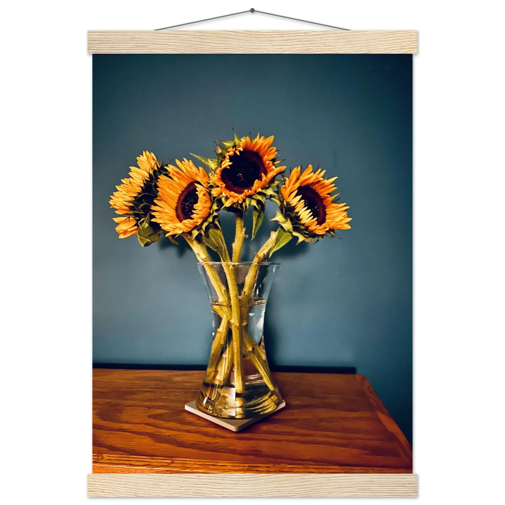 Sunflowers Premium Matte Paper Poster with Hanger Wall Art