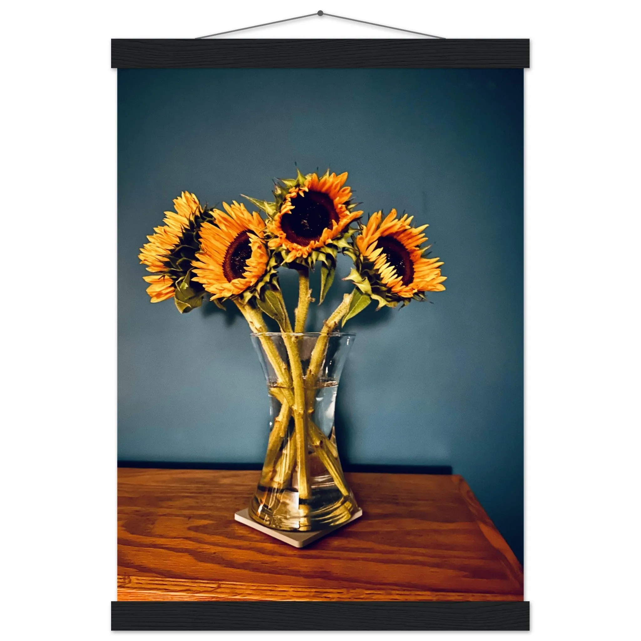 Sunflowers Premium Matte Paper Poster with Hanger Wall Art