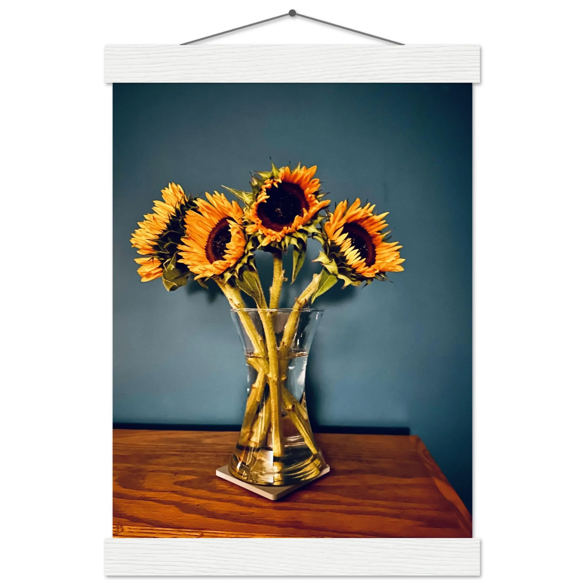 Sunflowers Premium Matte Paper Poster with Hanger Wall Art