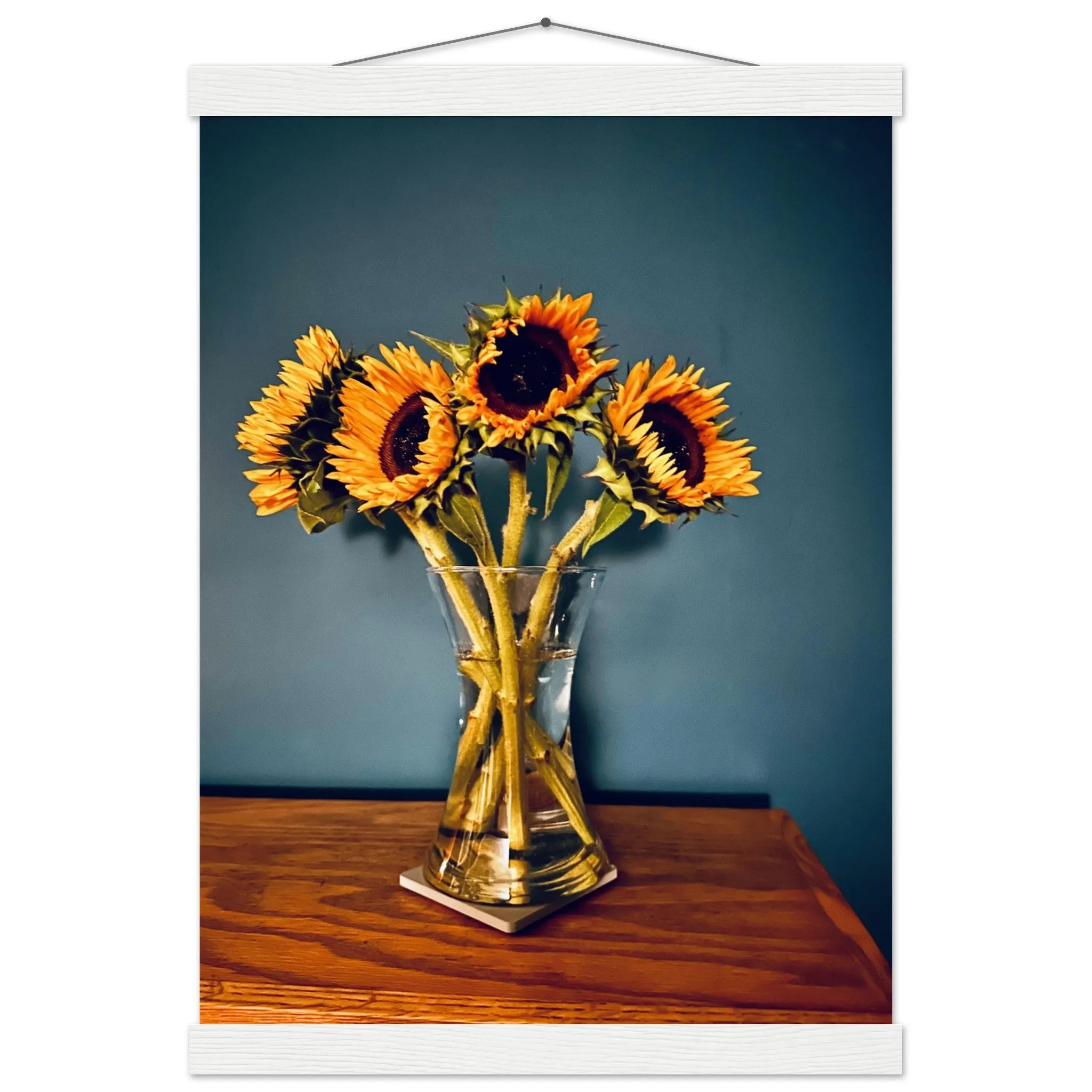 Sunflowers Premium Matte Paper Poster with Hanger Wall Art