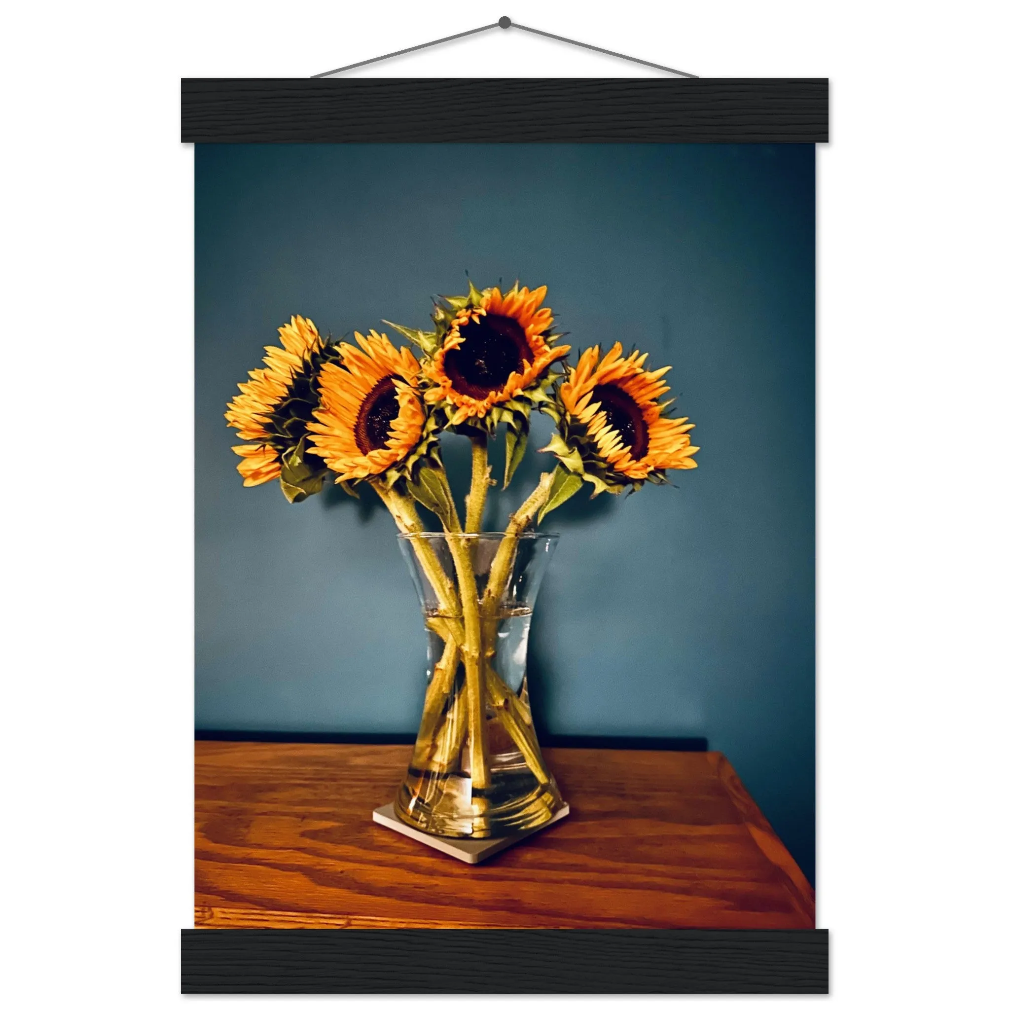 Sunflowers Premium Matte Paper Poster with Hanger Wall Art