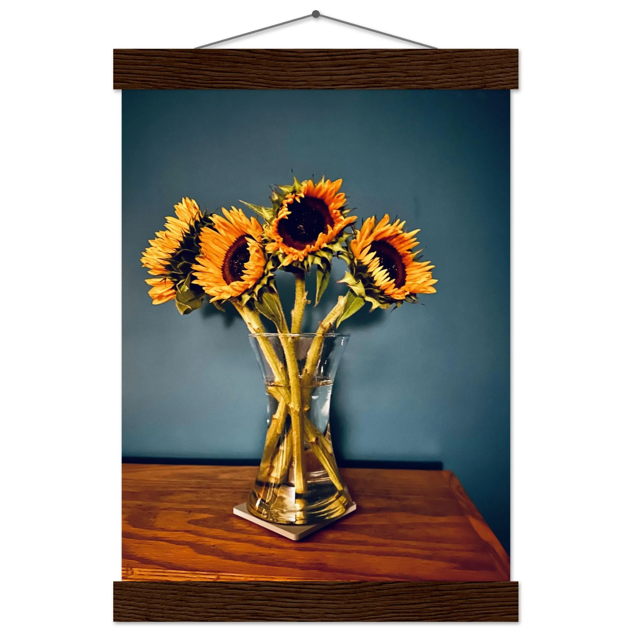 Sunflowers Premium Matte Paper Poster with Hanger Wall Art