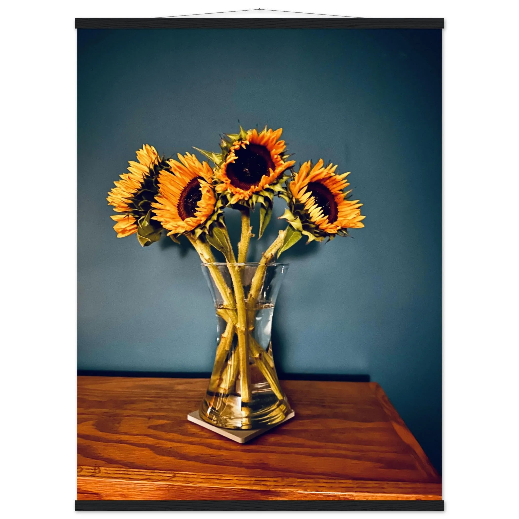 Sunflowers Premium Matte Paper Poster with Hanger Wall Art