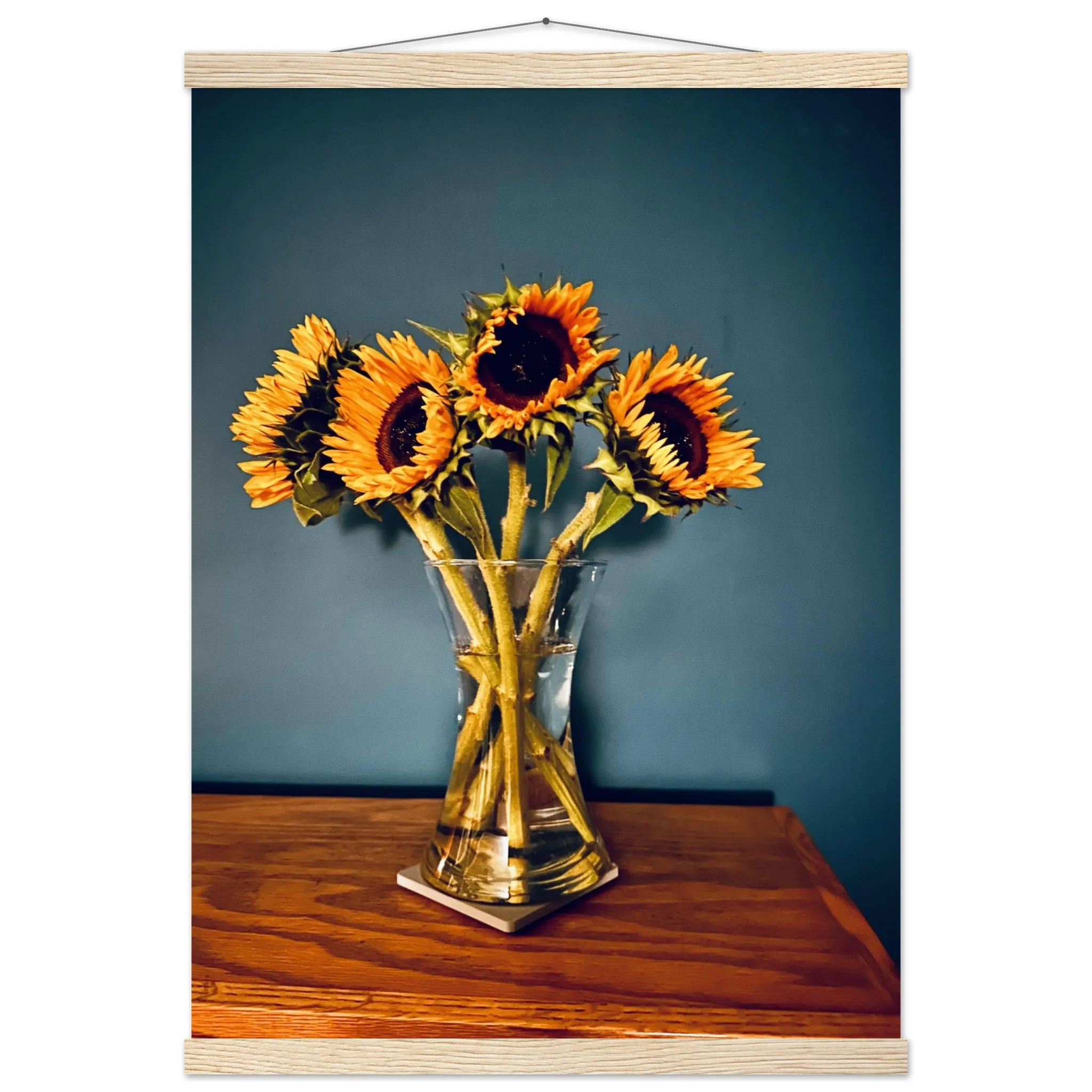 Sunflowers Premium Matte Paper Poster with Hanger Wall Art