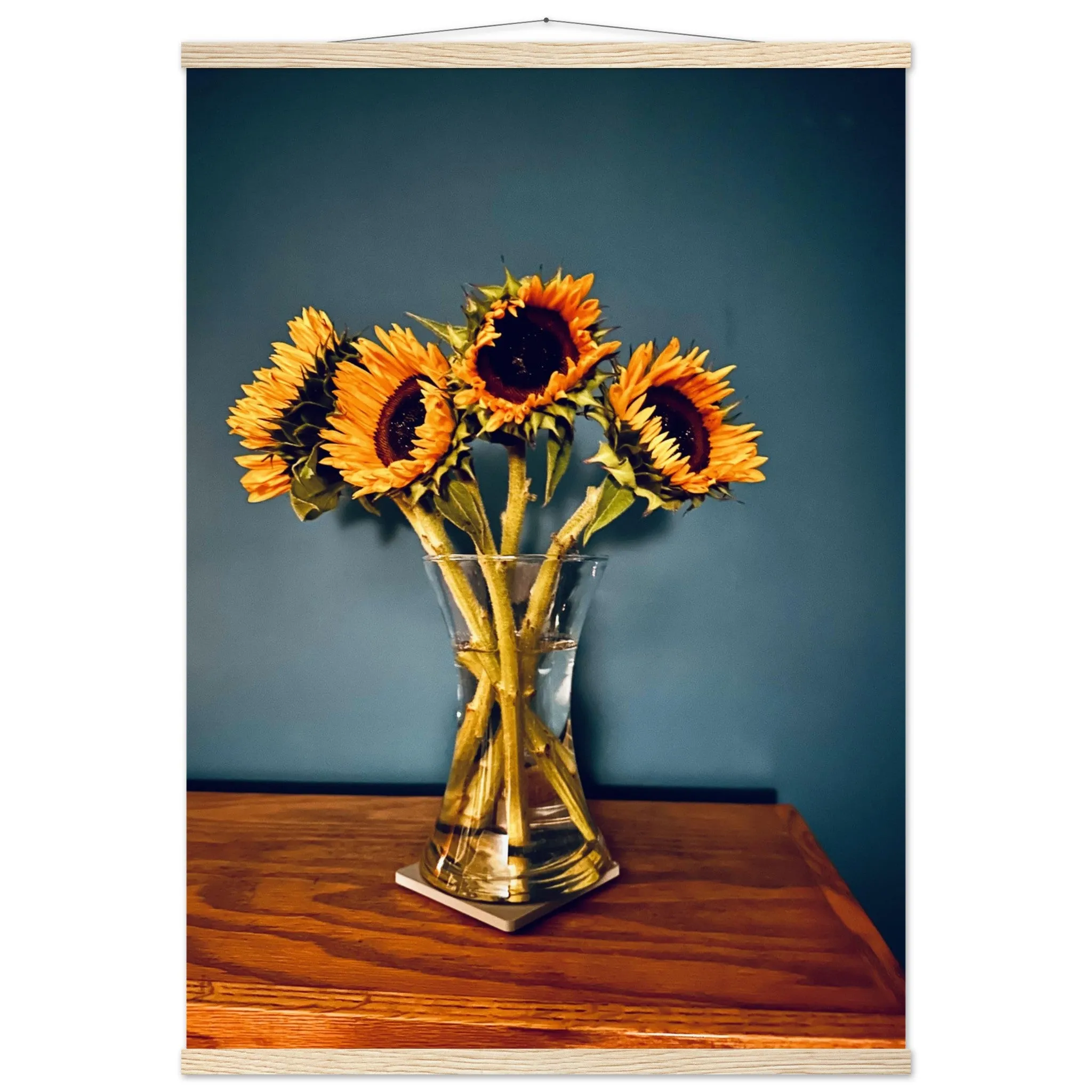Sunflowers Premium Matte Paper Poster with Hanger Wall Art