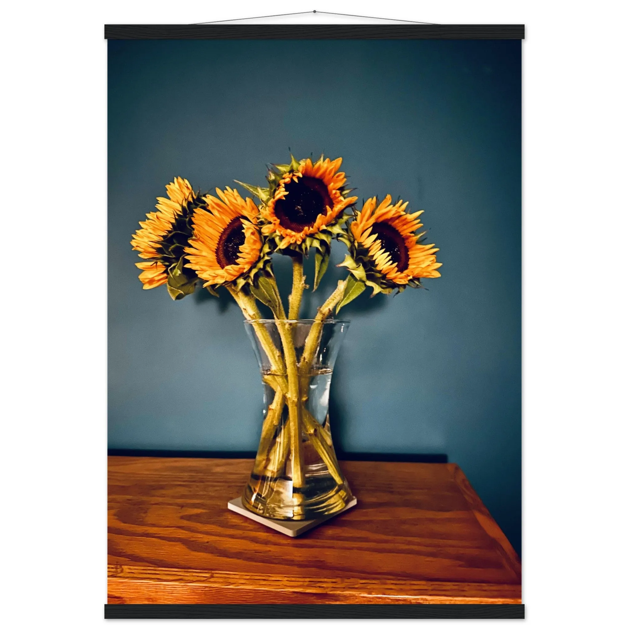 Sunflowers Premium Matte Paper Poster with Hanger Wall Art