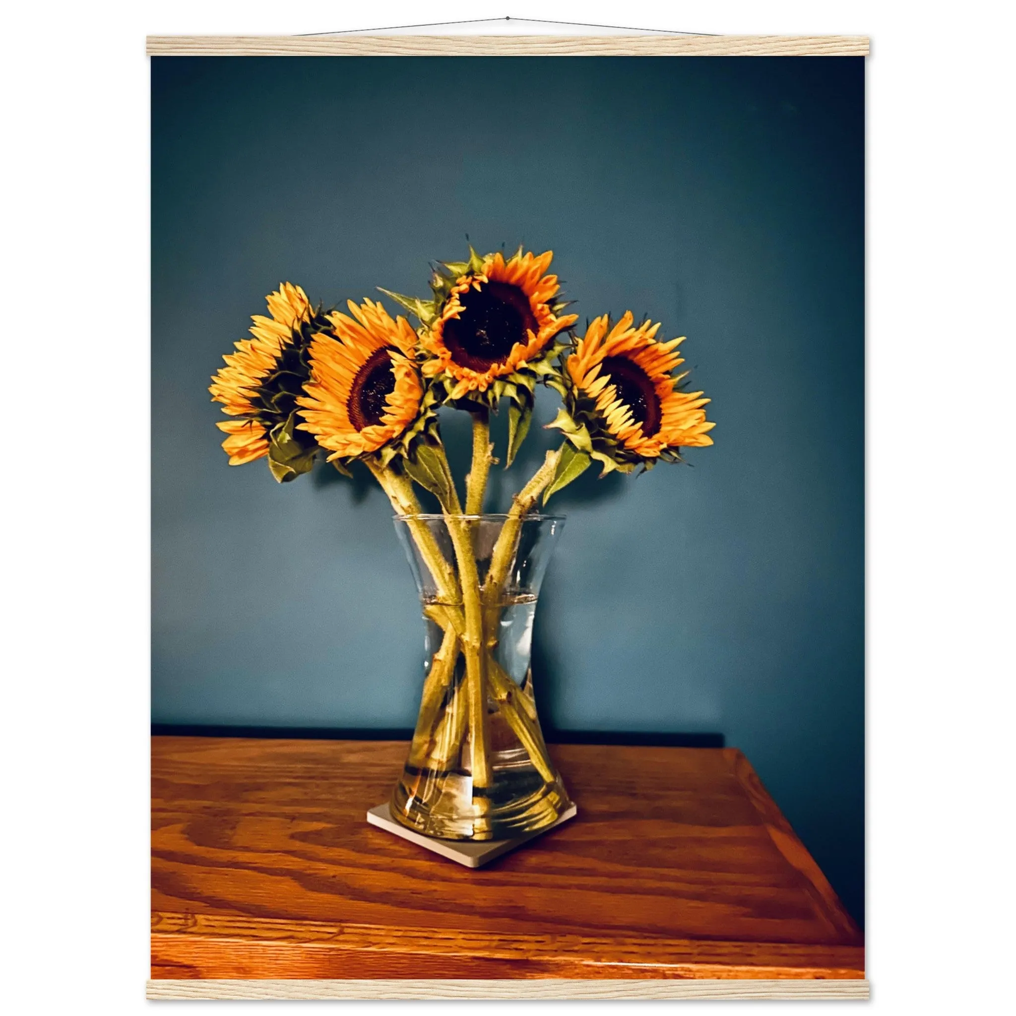 Sunflowers Premium Matte Paper Poster with Hanger Wall Art