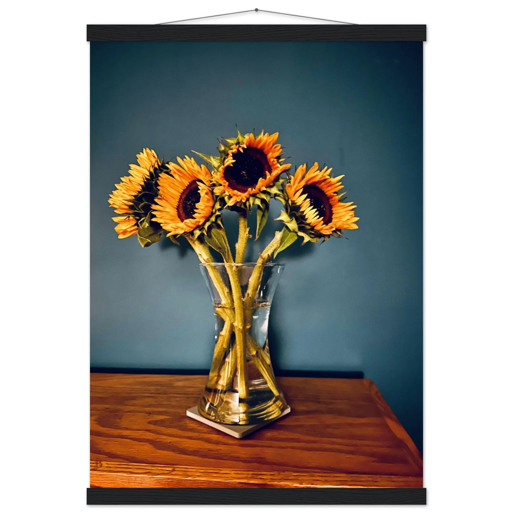 Sunflowers Premium Matte Paper Poster with Hanger Wall Art
