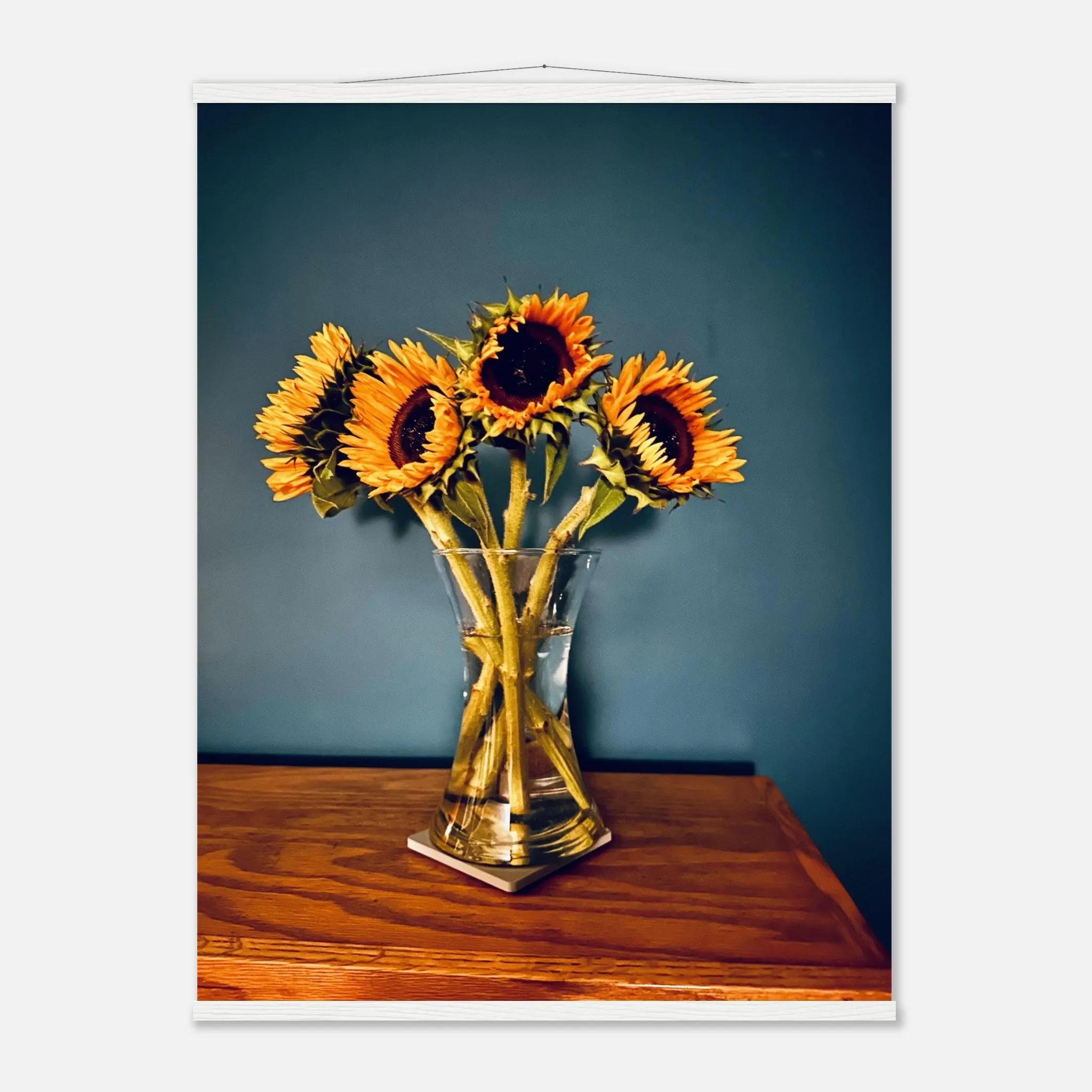Sunflowers Premium Matte Paper Poster with Hanger Wall Art
