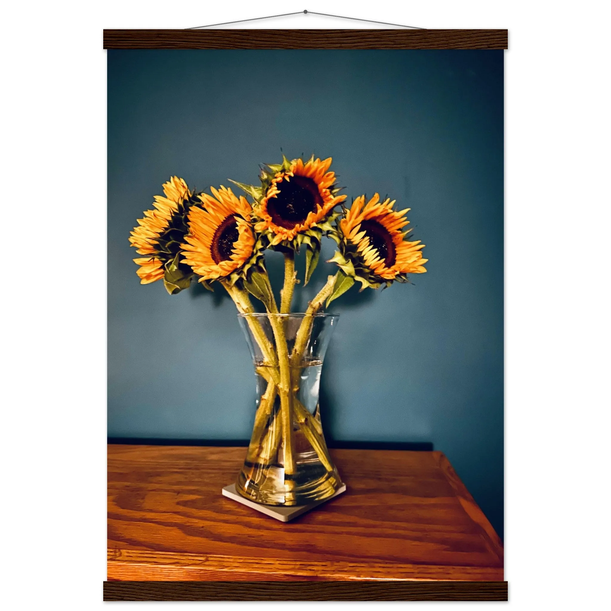 Sunflowers Premium Matte Paper Poster with Hanger Wall Art