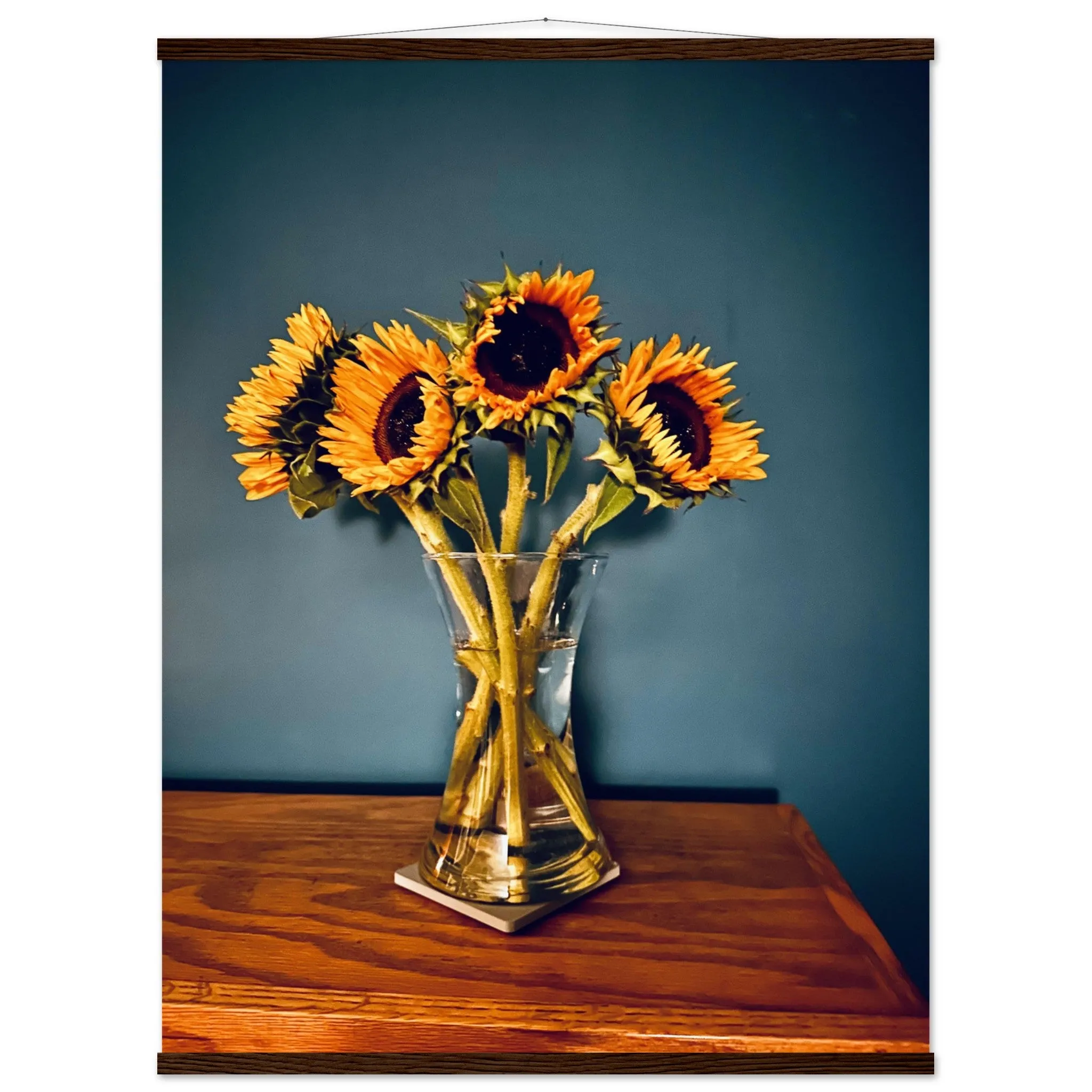 Sunflowers Premium Matte Paper Poster with Hanger Wall Art
