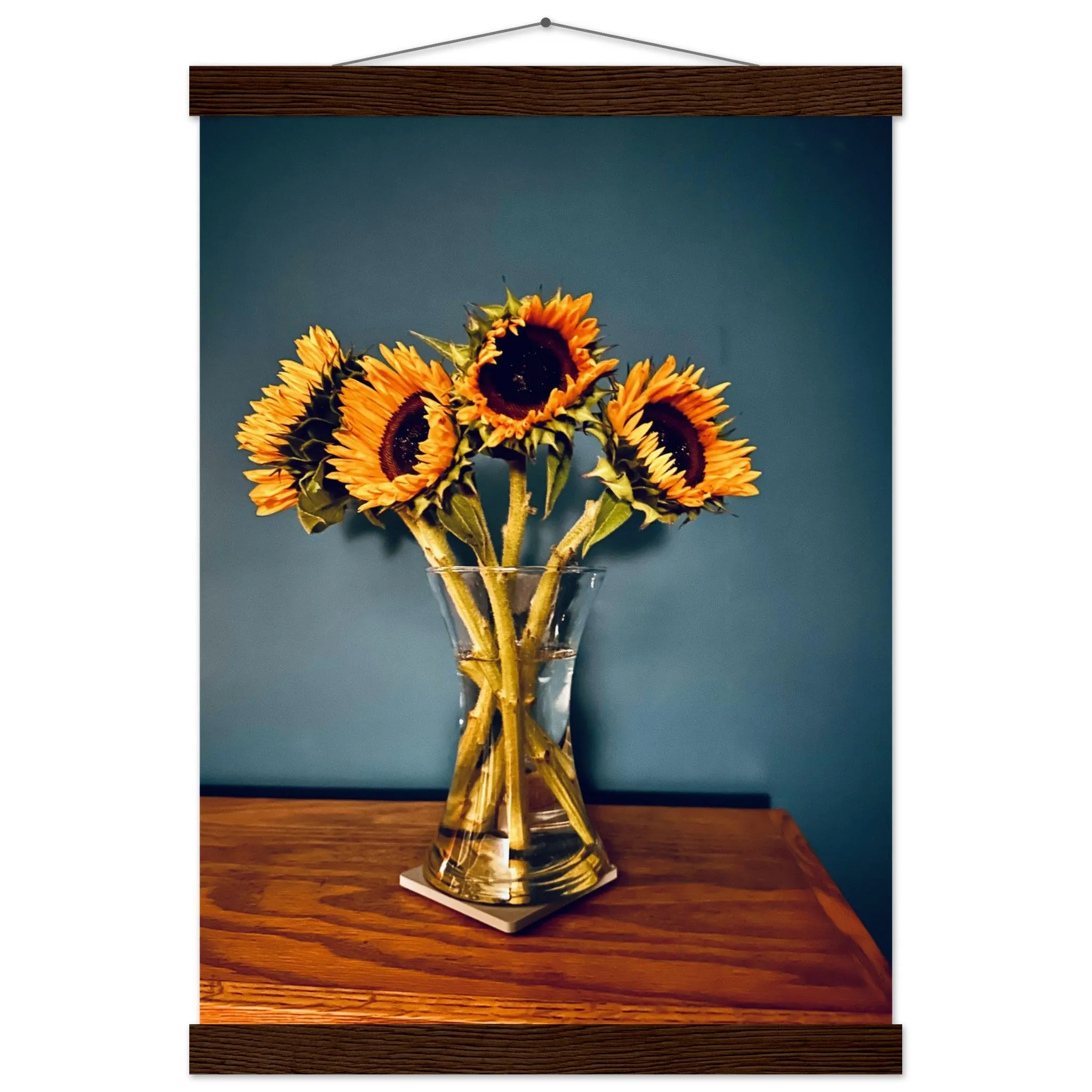 Sunflowers Premium Matte Paper Poster with Hanger Wall Art