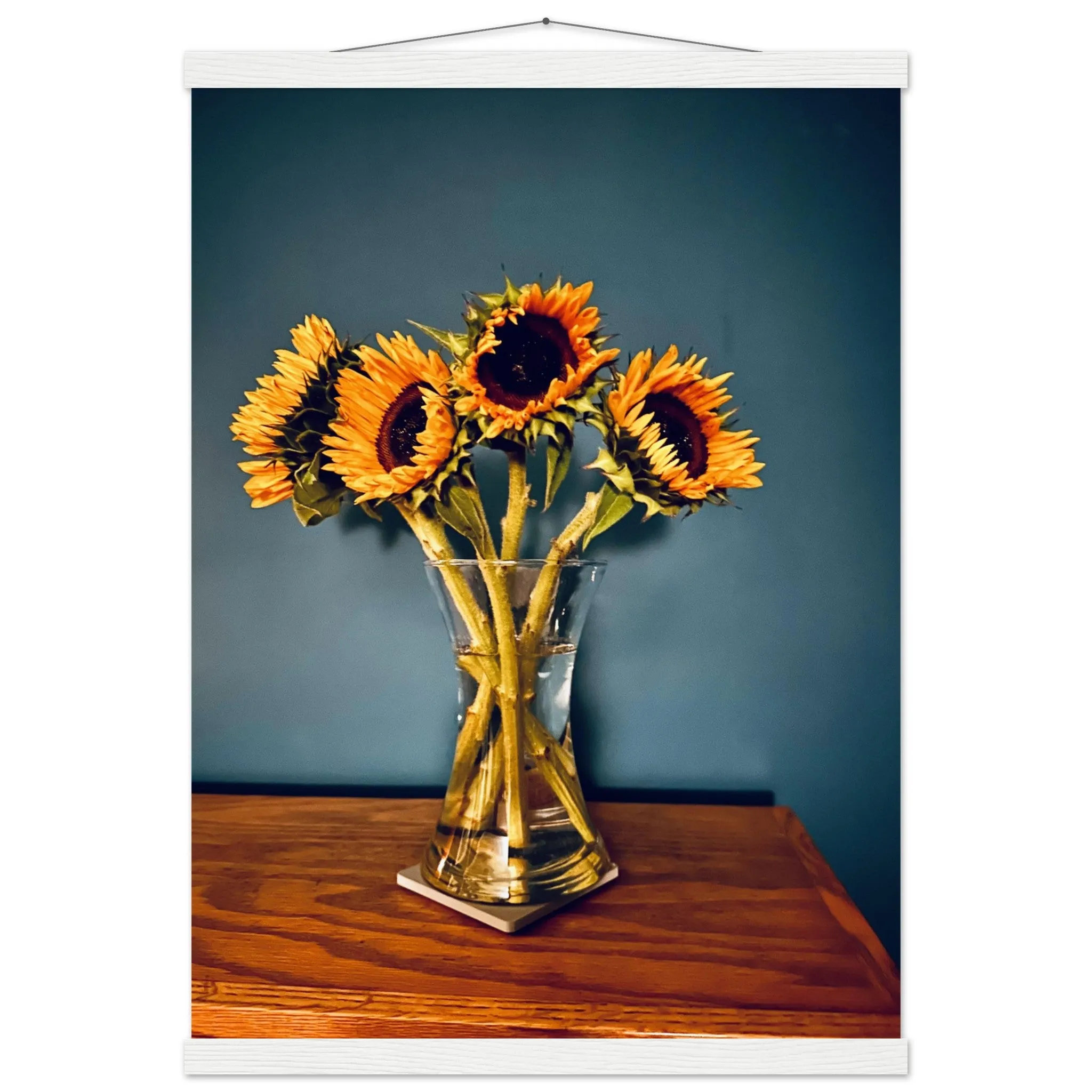 Sunflowers Premium Matte Paper Poster with Hanger Wall Art