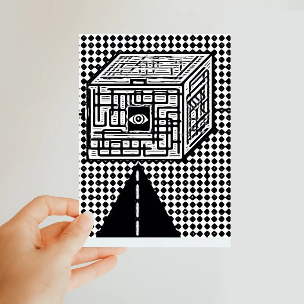 The Cube Classic Postcard