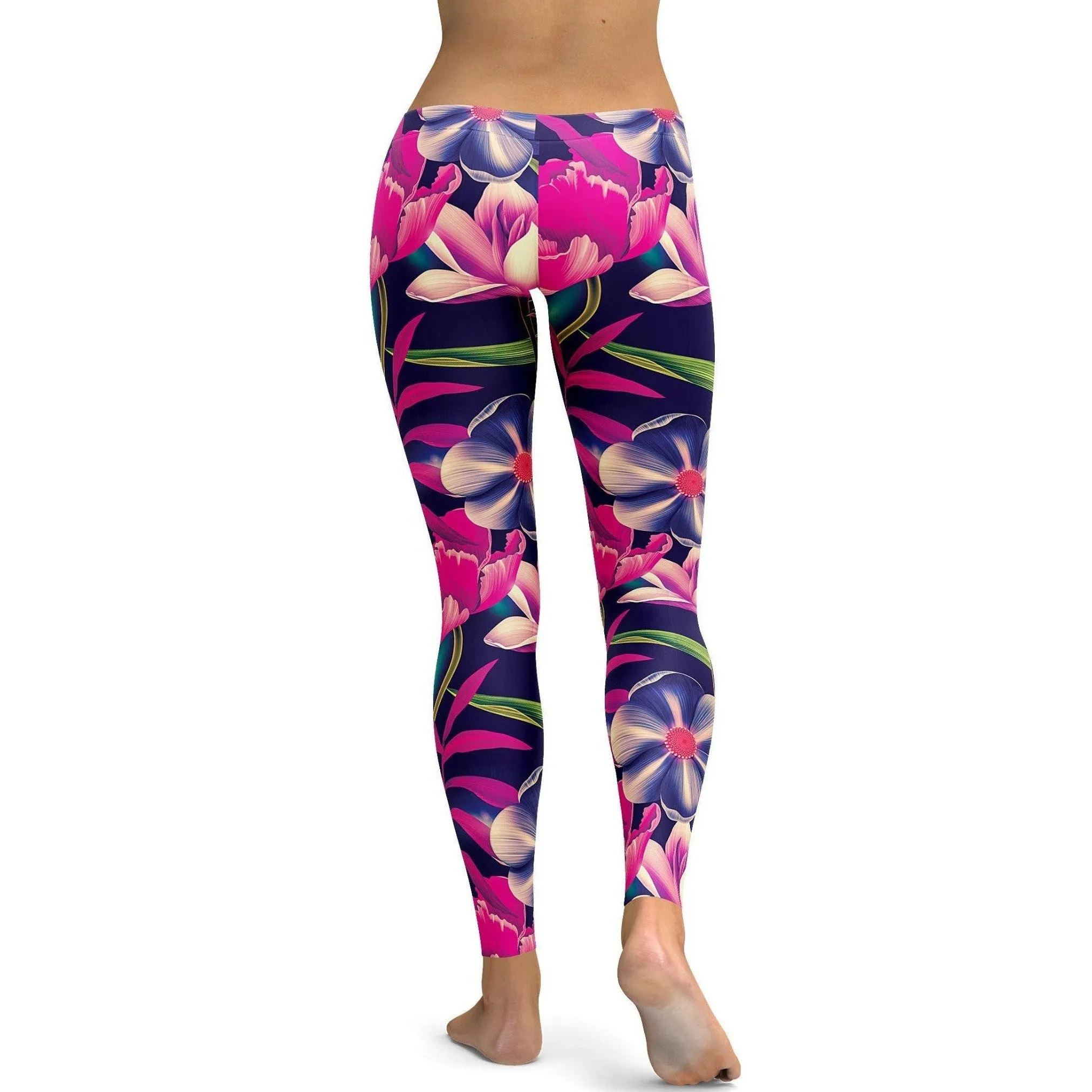 Tropical Floral Leggings