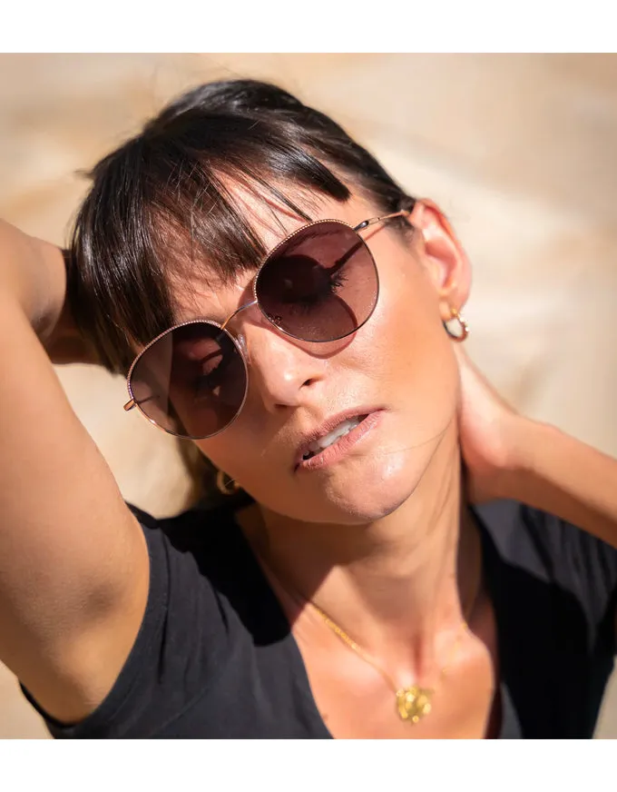 Victoria Sunglasses - Rose Gold